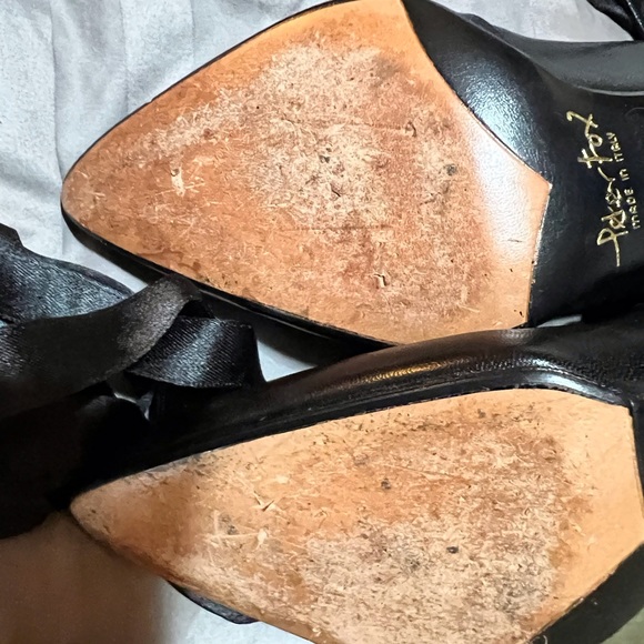 Peter Fox - Devine and Extraordinary Size 6 Heels Black wit lace - Picture 10 of 16